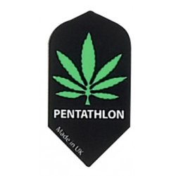 Penthalon Slim Black Green Leaf (nx489)