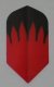 Nylon RipStop Red Black Flames Slim Flight (NX478)