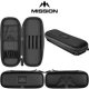 Mission Freedom Slim Black GREY Trim Dart Case