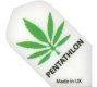 Penthalon Slim White Green Leaf (nx490)