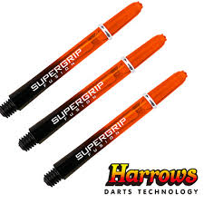 Harrows Supergrip Fusion Orange Nylon Stems/Shafts 