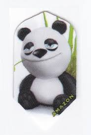 Slim Panda Bear (nx486) [ Flights] - €0.50 : 501 Darts  Ireland, Your One Stop Shop for all Your Darts, Flights, Stems, Boards and  Accessories!